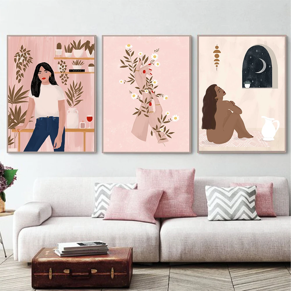 Марокканский верблюд печать Леопард Бохо дом девушка скандинавский стена