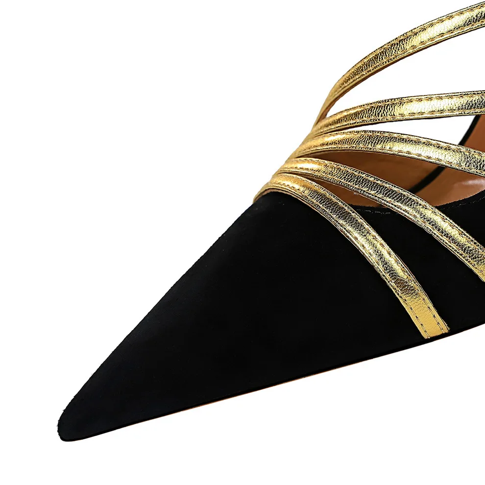 BIGTREE Women Shoe Sexy Nightclub Banquet Fashion 2021 Hollow Out High Heels Autumn Pointed Stiletto Elegant Pumps Single Shoes