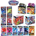 Карточный стол Takara Tomy с покемоном, английский, французский, карточная игра GX EX, Мега тренер энергии, карточки с покемонами, 10 шт.