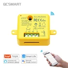 Wi-Fi-переключатель Tuya Smart Life, беспроводной мини светильник, управление Google Home, голосовое управление, таймер, автоматизация