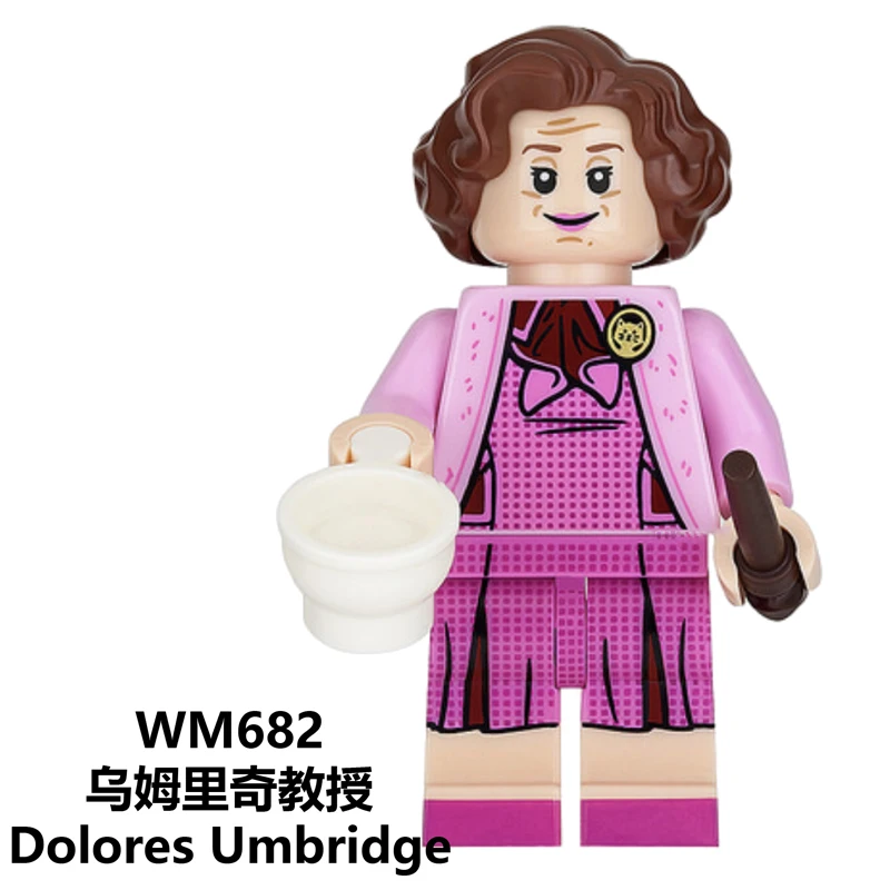 WM682 Harrys серии potters Салазар Слизерин Дамблдор Корнелиус Ровена Griffindor Хагрид строительные блоки детские игрушки подарок WM686 - Цвет: WM682