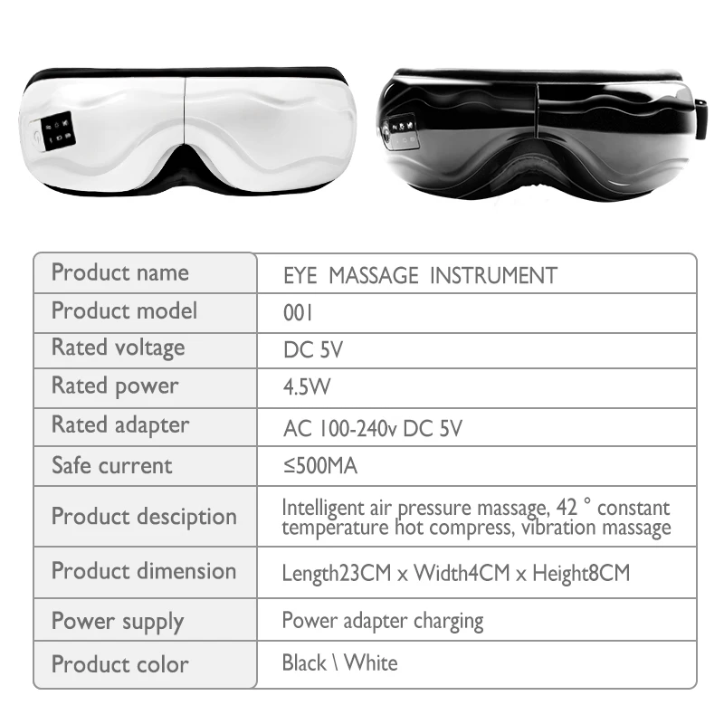 Умный массажер для глаз против морщин массаж уставших Сжатие воздуха очки с