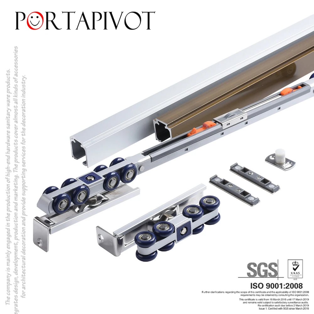 Раздвижные двери Ванная комната Кухня навешивания с раздвижными роликами для
