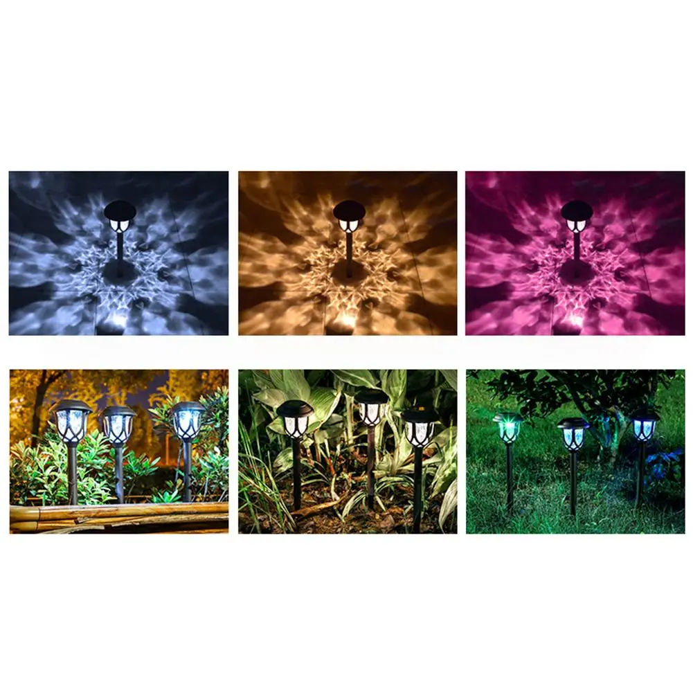 10 шт./компл. светодиодный светильник на солнечной энергии водонепроницаемые