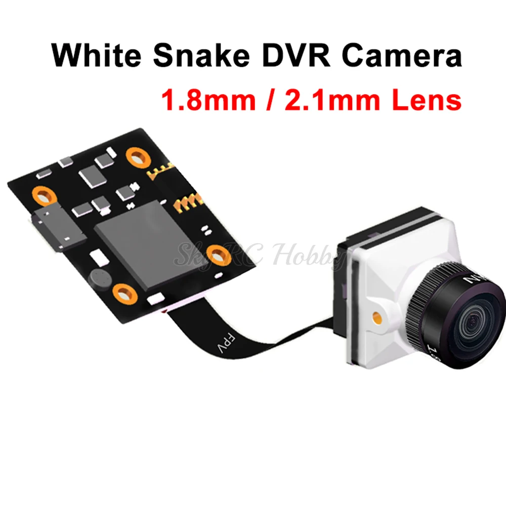 

Камера FPV с объективом 2,1 мм/1,8 мм, 1080P HD w/ DVR, Поддержка карт памяти 128 ГБ