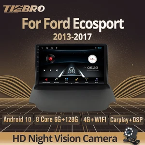 tiebro 2din android10 0 car radio for ford ecosport 2013 2014 2015 2016 2017 car multimedia player auto radio stereo car video free global shipping