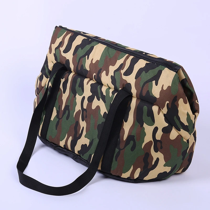 Камуфляжная переноска для маленьких собак уютная мягкая сумка рюкзак щенков