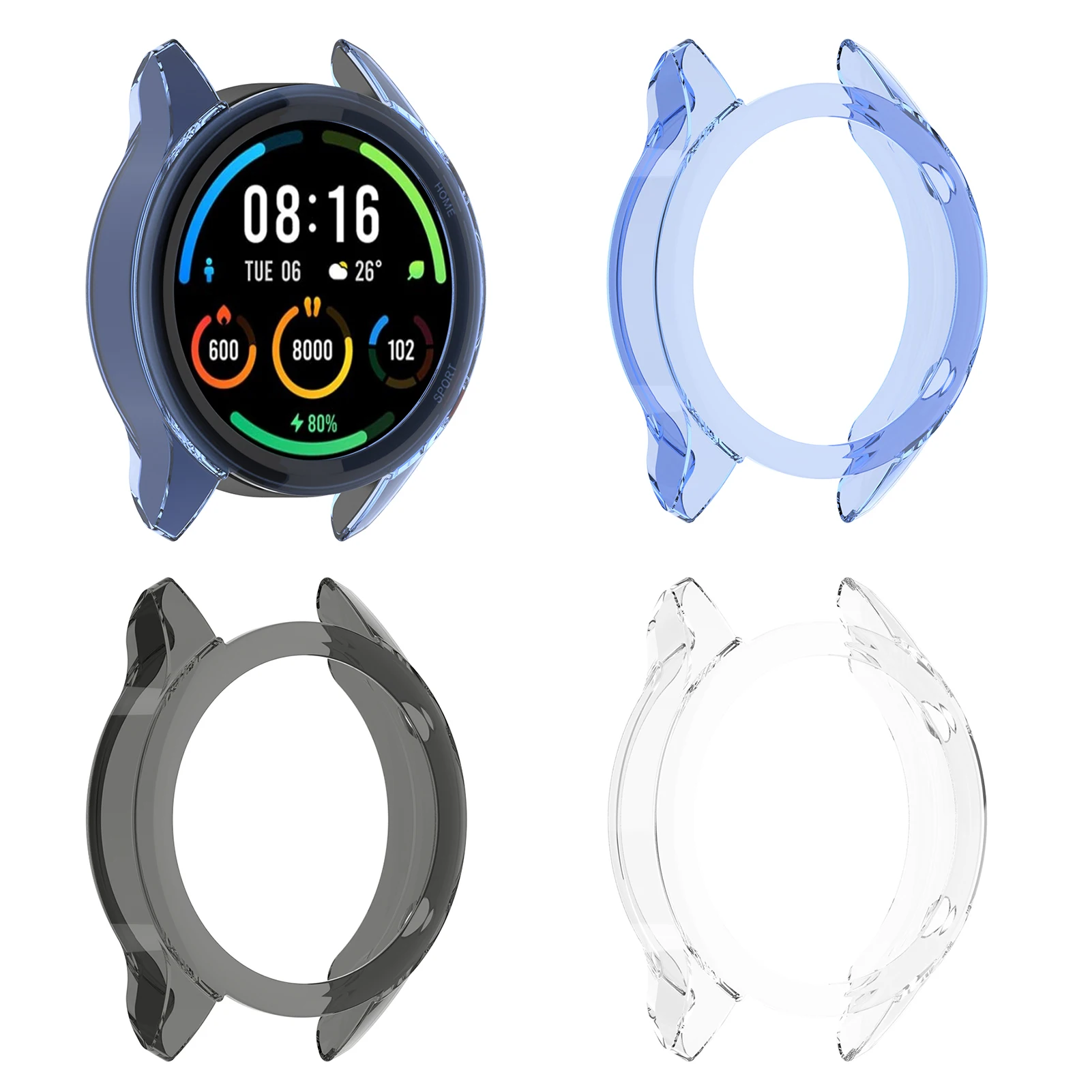 

TPU Frame Bumper Cover Case Shell Protector For Xiaomi Color Sport Watch Protective Cover Smartwatch Accessories