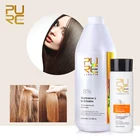 Бразильский Кератиновый лечебный шампунь PURC для выпрямления и очищения волос, набор для женщин, товары для красоты волос