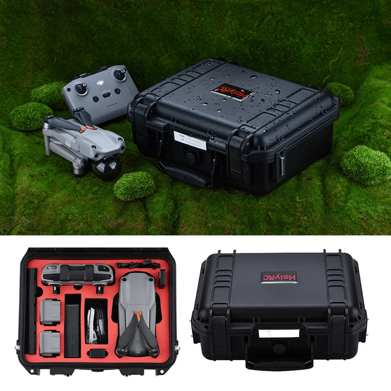 HeiyRC Explosion-proof Carrying Case Box for DJI Mavic Air 2/Air 2S Drone Wateproof Storage Protector Hardshell Bag Suitcase