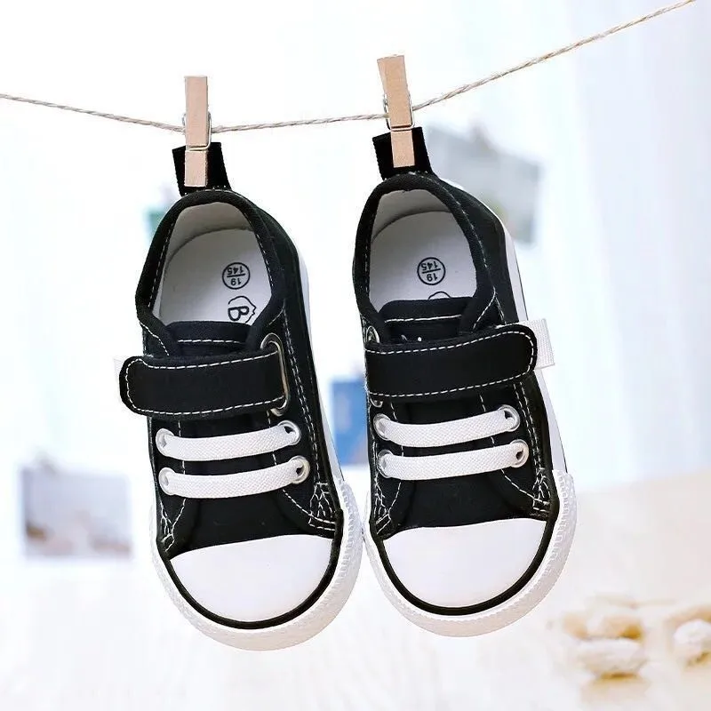 Baby Shoes girls Children Canvas Breathable Kids Sneakers For Girls baby Boys Flat Child casual toddler Size 18-30 | Детская одежда и - Фото №1