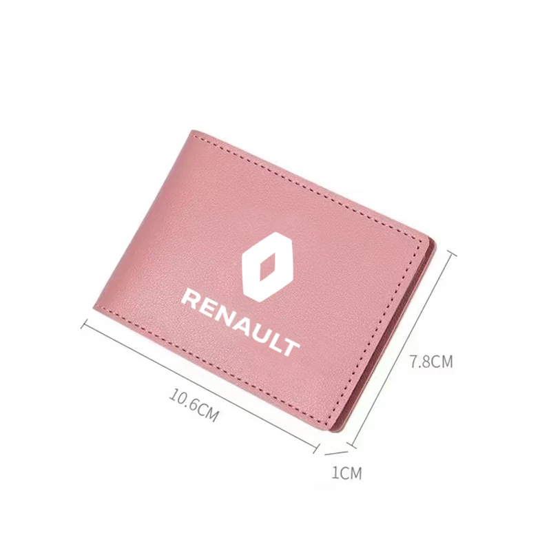 

Genuine Leather Passport Cover Car Driving Documents Card Case Credit Holder For renault duster clio captur megane 2 Accessories