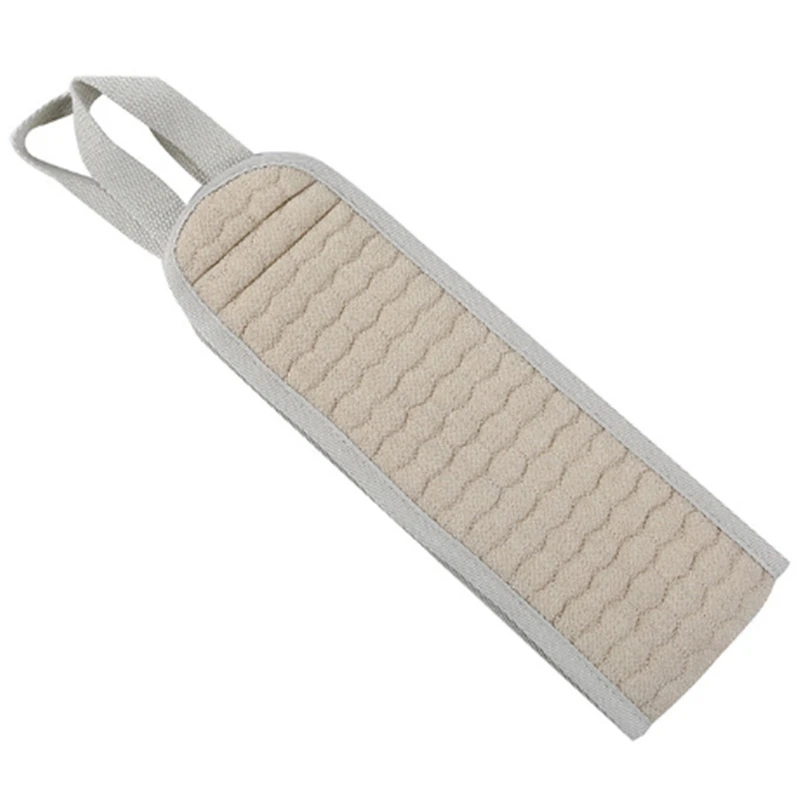 

Soft Loofah Back Washer Men's and Women's Bath Towel Exfoliation Loofah Massage Shower Belt
