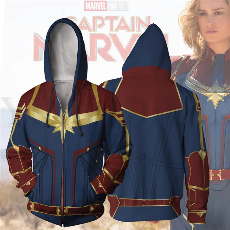 N Мужские и женские толстовки на молнии Мстители герой с капюшоном куртка Mravel Super hero es Толстовка Капитан Америка уличная одежда костюм - Цвет: N