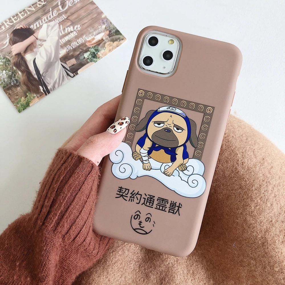 Чехол из ТПУ с рисунком аниме Наруто Какаши для iPhone 11 6s 7plus 8plus x xr xsmax candy мягкий