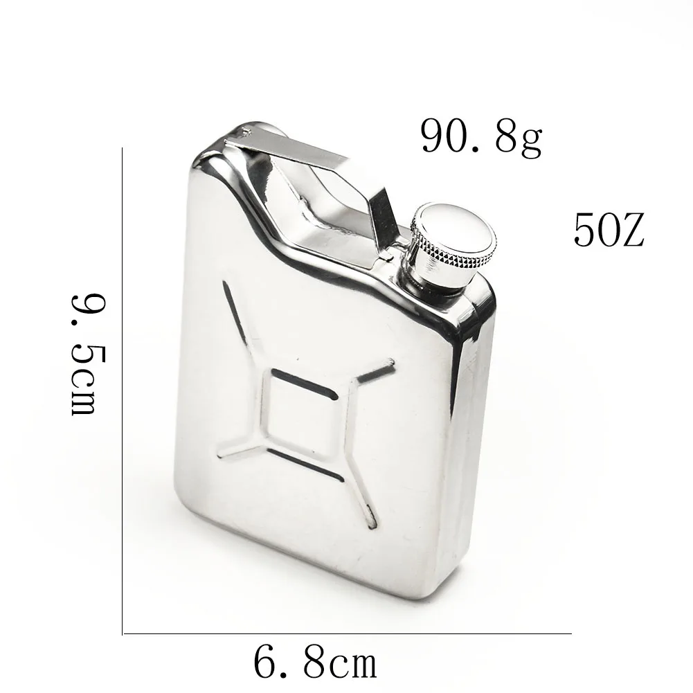 Фляжка из нержавеющей стали для виски спирта вина масла 5 унций - купить по