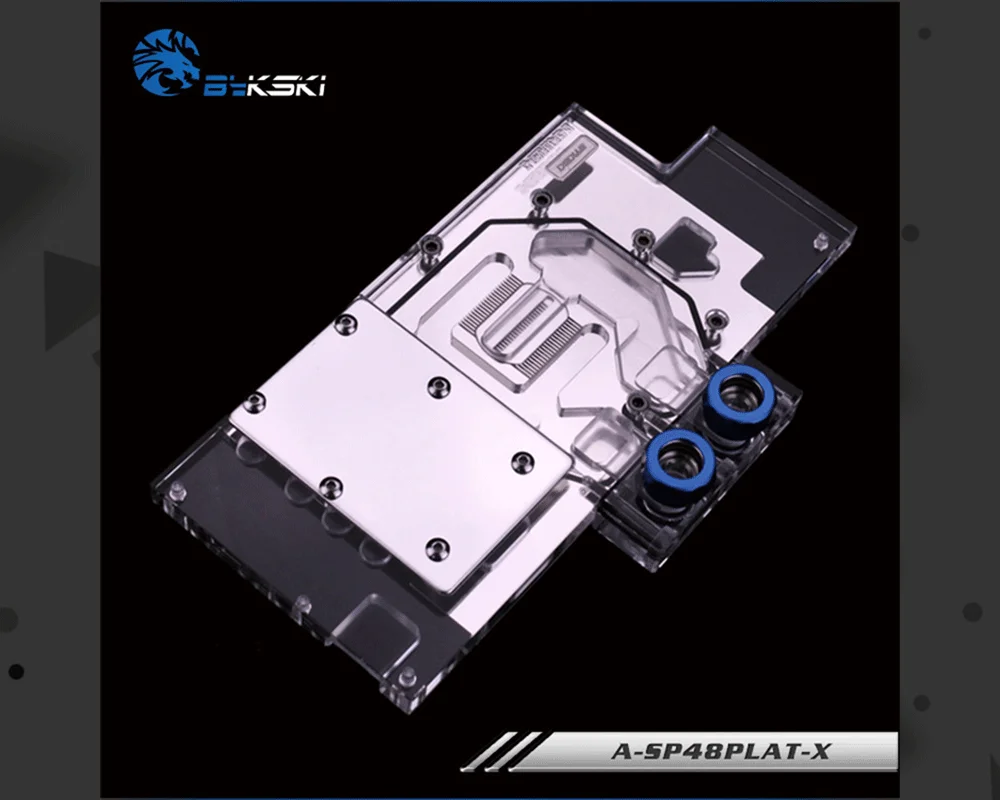 Bykski A-SP48PLAT-X, полное покрытие видеокарты блок водяного охлаждения RGB/RBW для Sapphire NITRO RX480/Dataland RX480