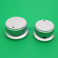 1 piece high grade knurled all aluminum solid knobs sandblasted cap knobs household appliance adjustment knob caps