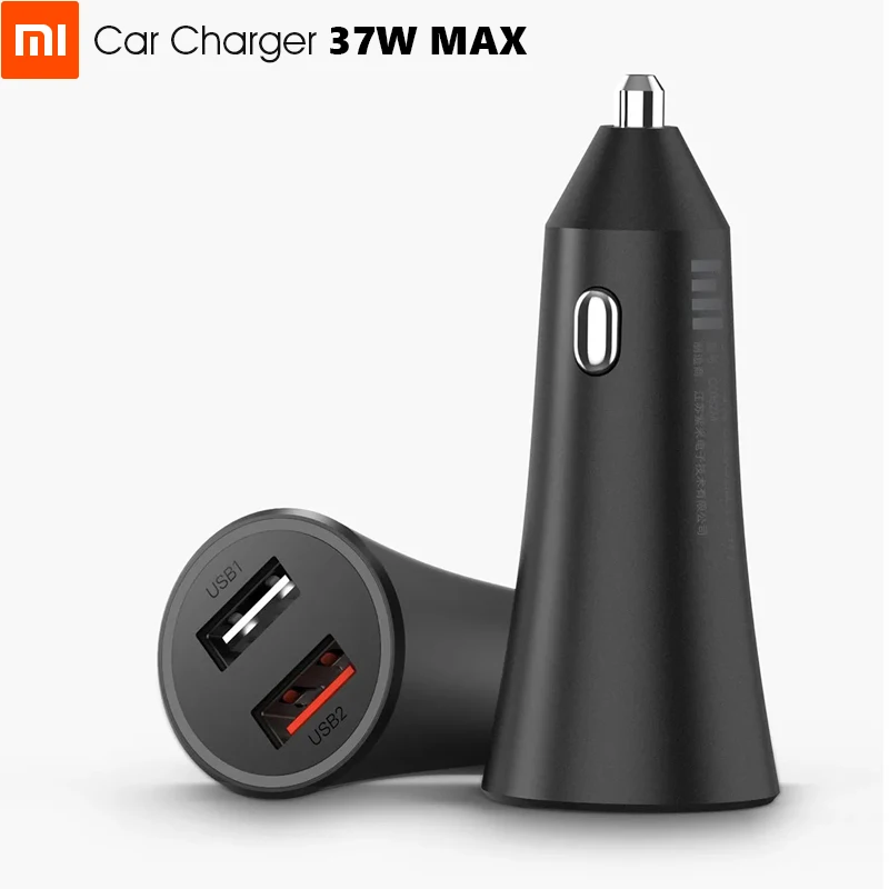 Автомобильное зарядное устройство Xiaomi 37 Вт макс. для 9T (27 макс.) Mi 9 / K20 Pro /2 USB-порта