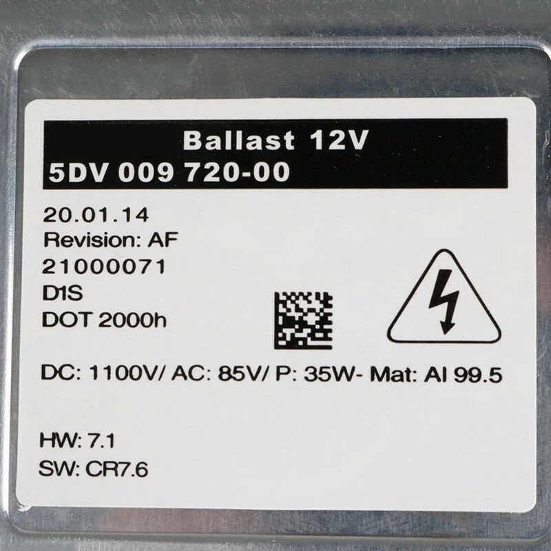 

5DV009720-00 13278005 Xenon HID Headlight Ballast For-BMW-Au-di Range Rover Ford Opel Mercedes Benz- and More