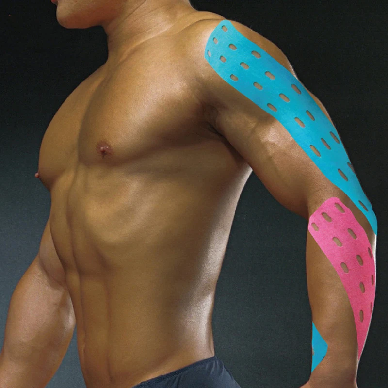 Перфорированная дышащая лента для занятий спортом 5 см * м|Налокотники и