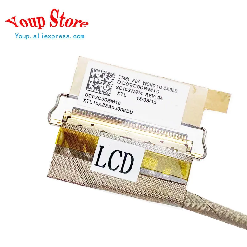 Новый оригинальный LCD EDP WQHD 40-контактный кабель 01YN996 01YN997 DC02C00BM00 DC02C00BM10 SC10G75234 SC10G75233