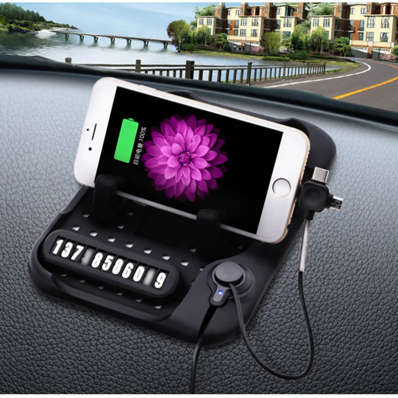 Новинка автомобильный Противоскользящий коврик волшебный для мобильного