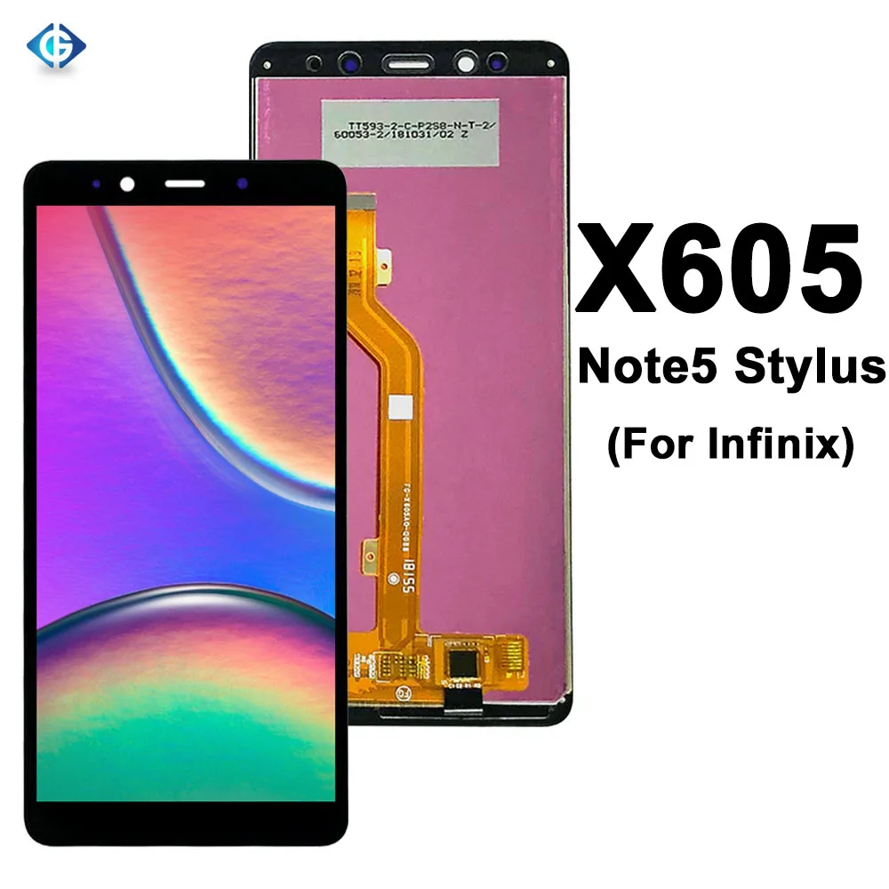 6'񟯠x1080 ЖК дисплей для Lenovo Vibe A Примечание 5 стилус X605 Дисплей + сенсорная панель