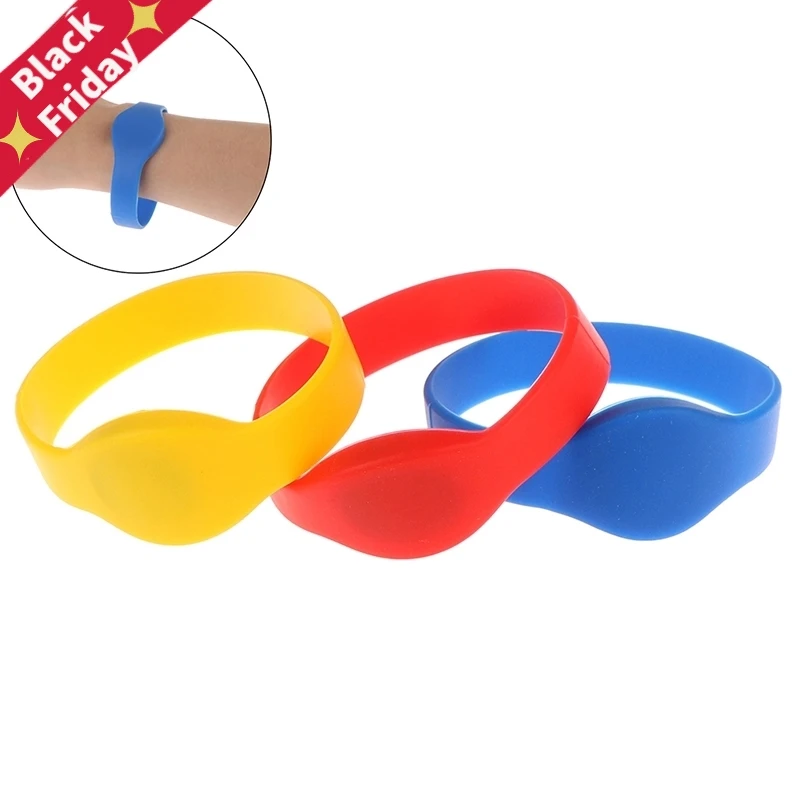 125 кГц T5577/EM4305 Перезаписываемый RFID браслет силиконовый браслет часы копия клон пустая карта в карты контроля доступа
