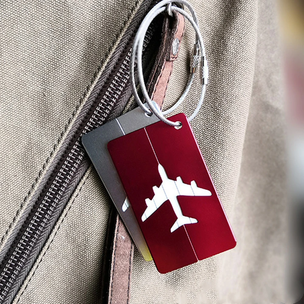 1 шт. бирки для багажа из алюминиевого сплава | Багаж и сумки