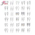 Застежки для сережек, стерлингового серебра 925 пробы