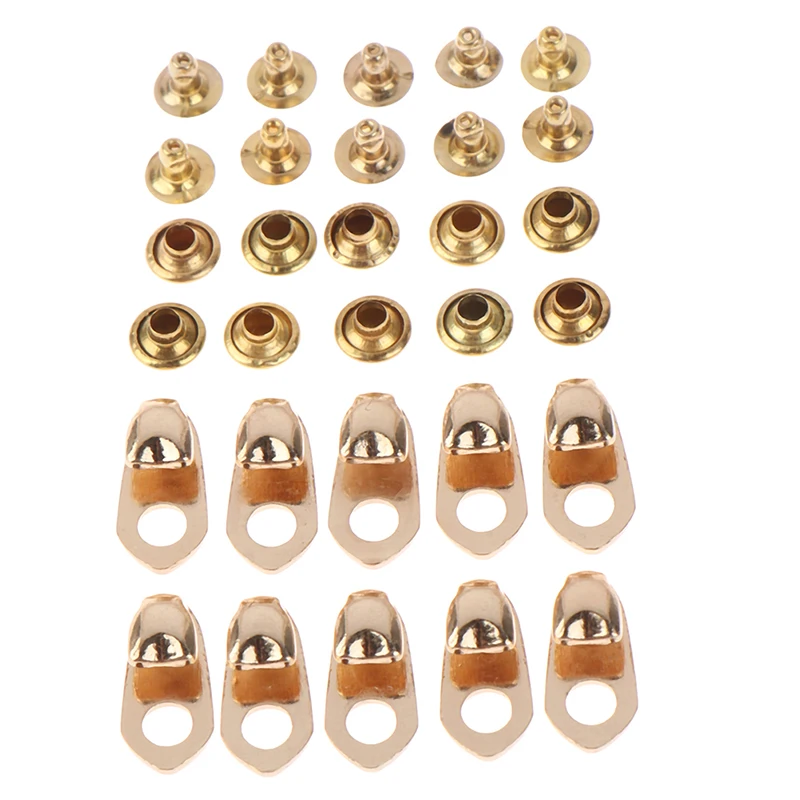 10Sets/Lot Speed Shoe Lace Hooks Lace Fittings Buckles With Rivets For Climb Hiking Shoes Work Outdoor Mountaineering Boots