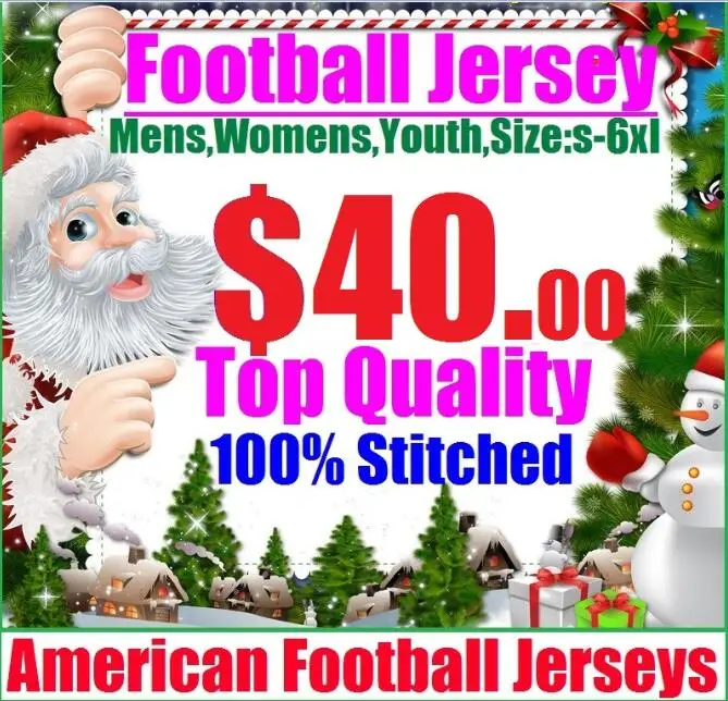 $40 на заказ Майки для игры в американский футбол по низкой цене оптовая продажа