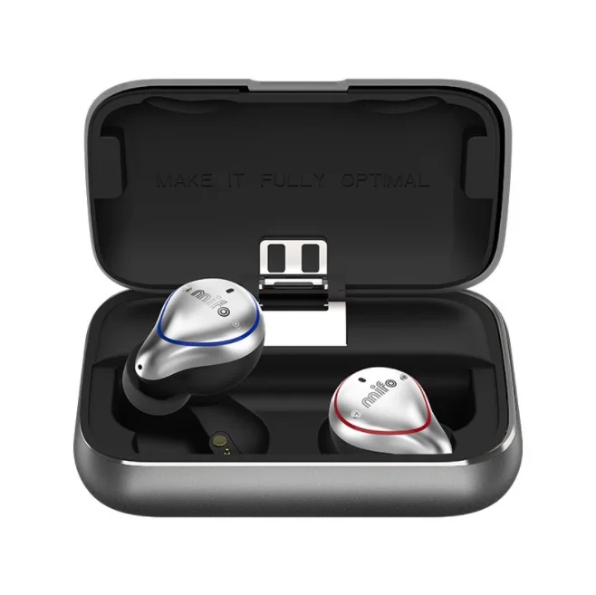 Gray Professional Индивидуальные Mifo O5 Bluetooth 5,0 настоящая беспроводная Bluetooth гарнитура бинауральные мини наушники InEar HIFI TWS IPX7 водонепроницаемые наушники - Цвет: Gray Professional