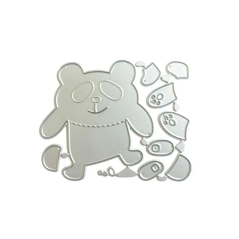 2020 панды резки металла плашки Трафаретный Скрапбукинг DIY штамп для альбомов