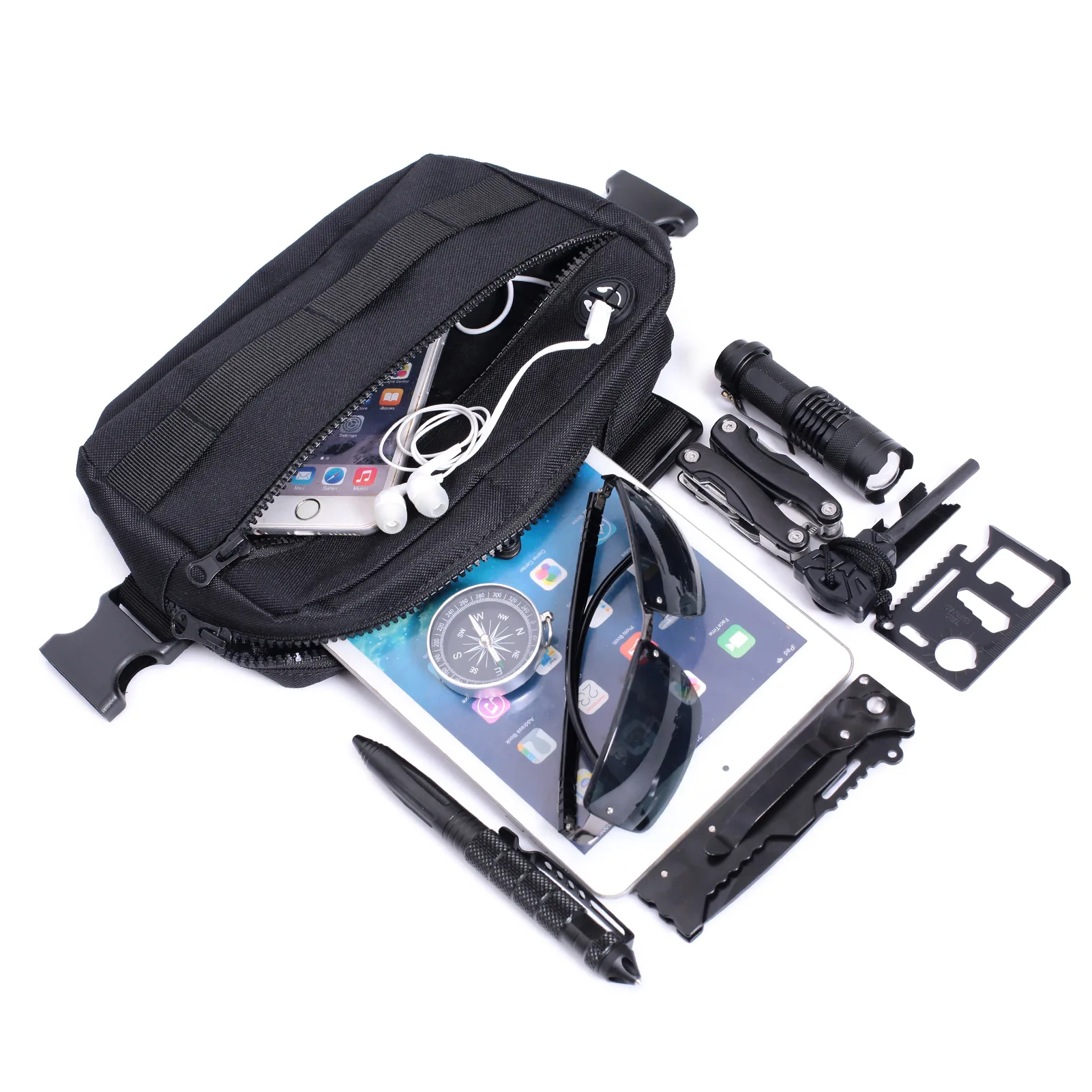 Outdoor New Leisure Sports Chest Bag Multifunctional Tactical Backpack Mountaineering RUNNING VEST Backpack