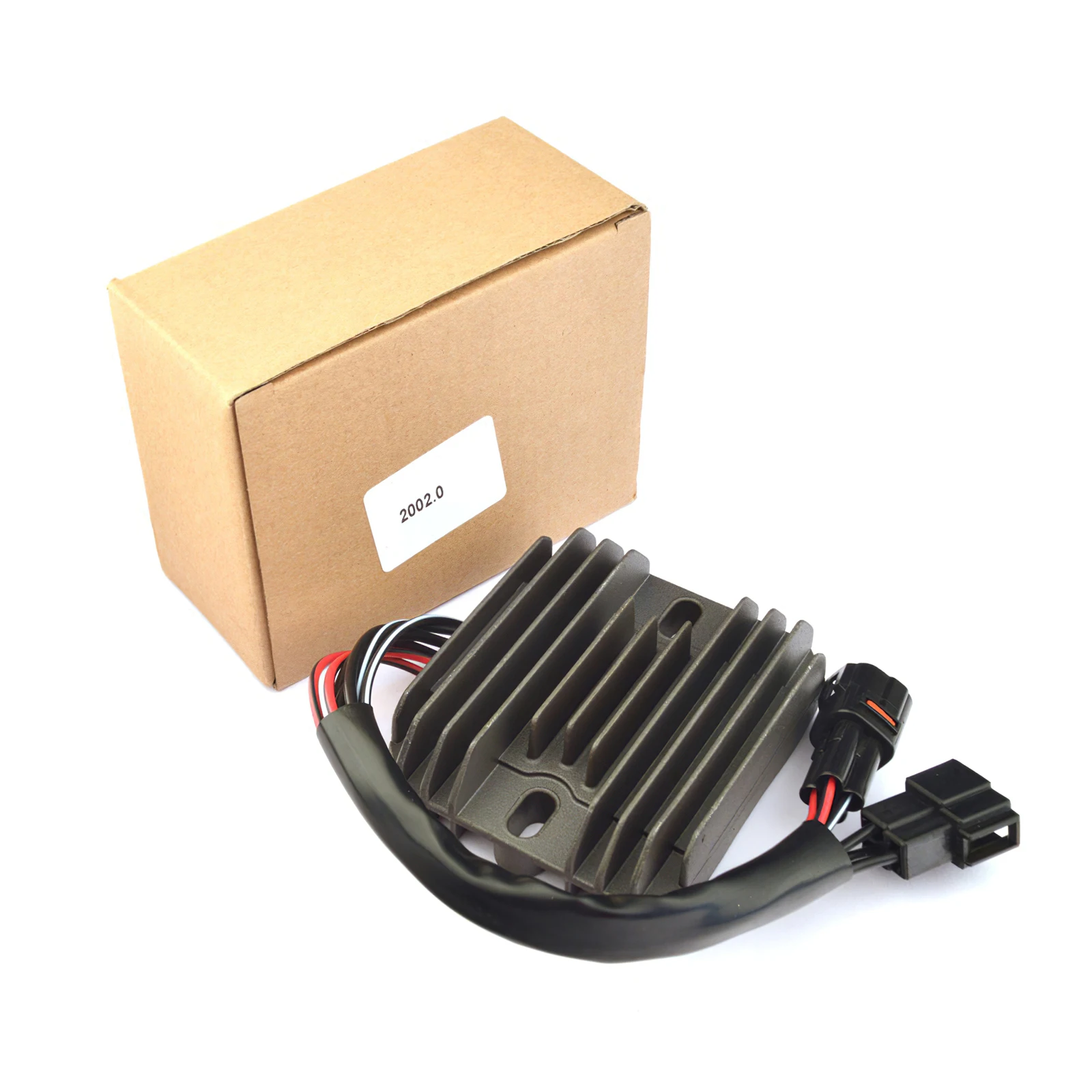 

Efficient Motor Regulator Rectifier Sealed Classic Rectifier Equipment Metal Voltage Regulator Compatible for Suzuki Black
