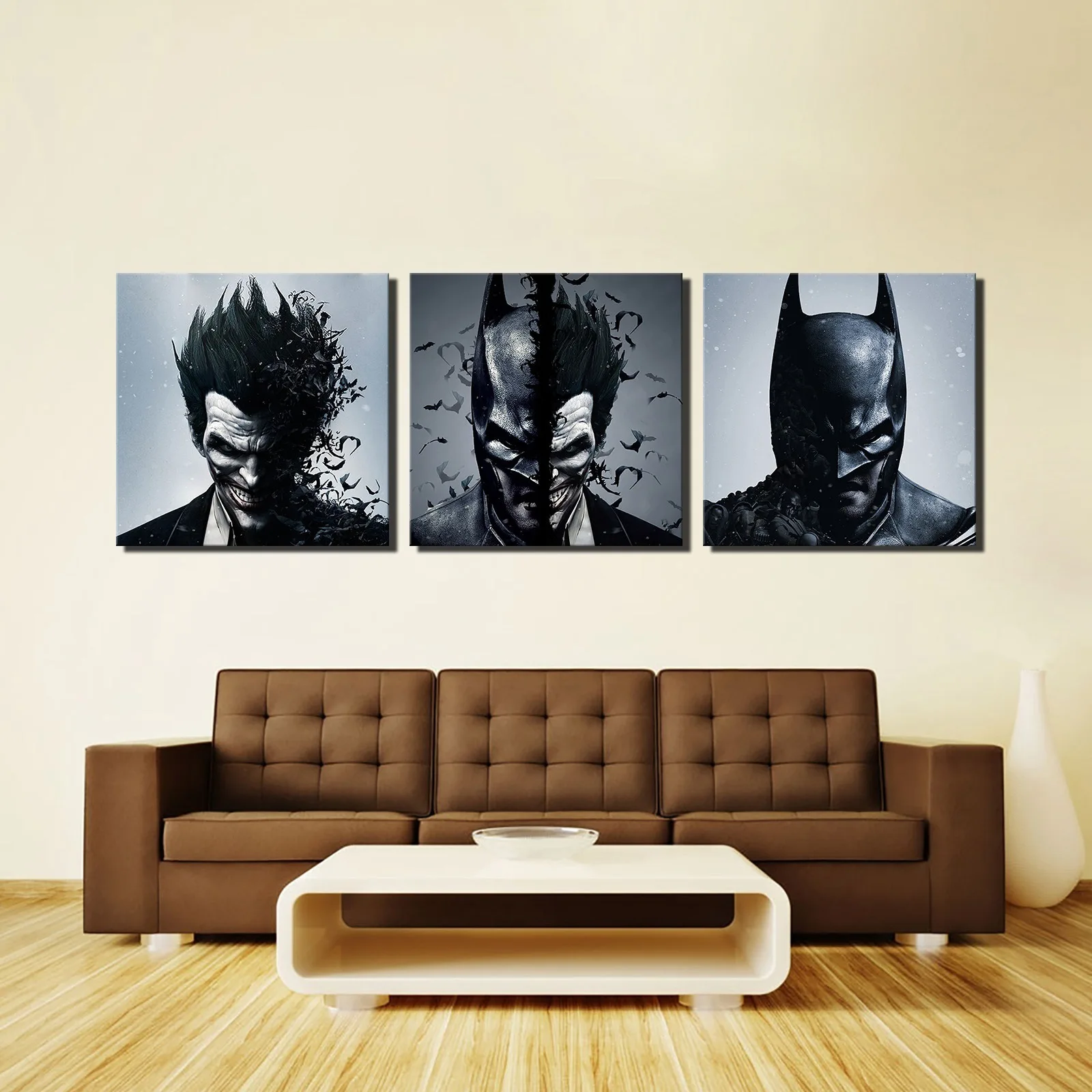 Постер из фильма Бэтмен клоун Настенная живопись на холсте украшение для сада