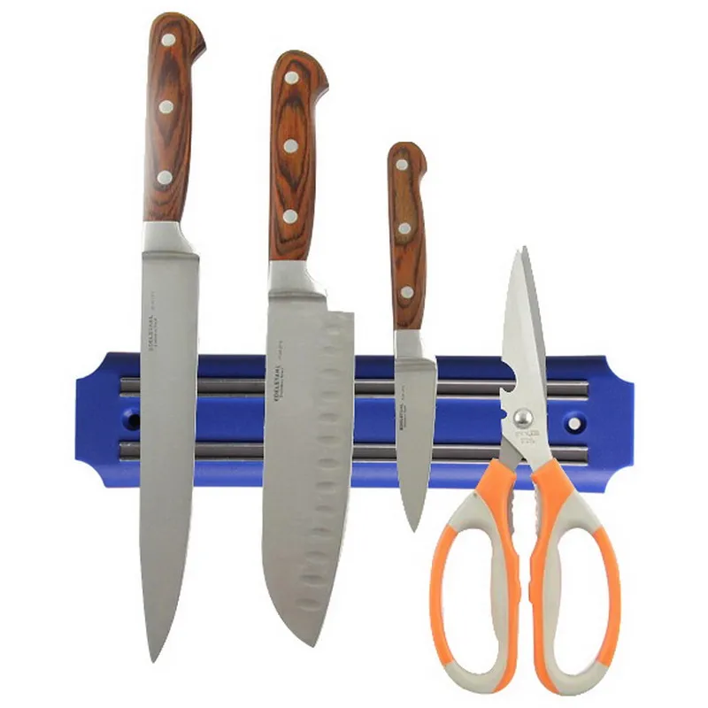 Магнитный держатель для ножей подставка инструментов полка из нержавеющей стали