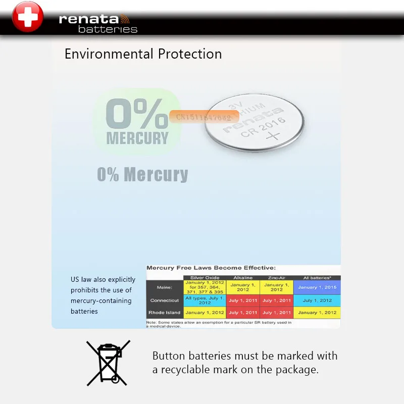 Бесплатная доставка! Оригинальные Высокопроизводительные батарейки RENATA 10