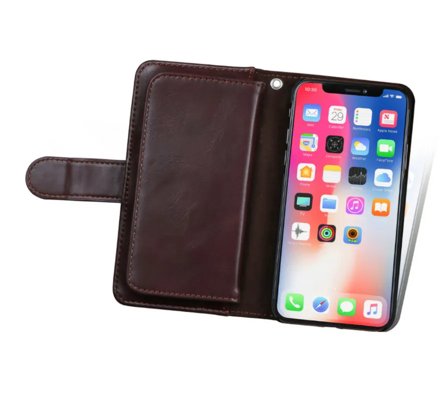 Musubo чехол для iphone X, Роскошный кошелек, чехол s для iphone 8 Plus, 7, 6s Plus, кожаный чехол, 6 Plus, флип-чехол, капа, сумка для телефона, деловая