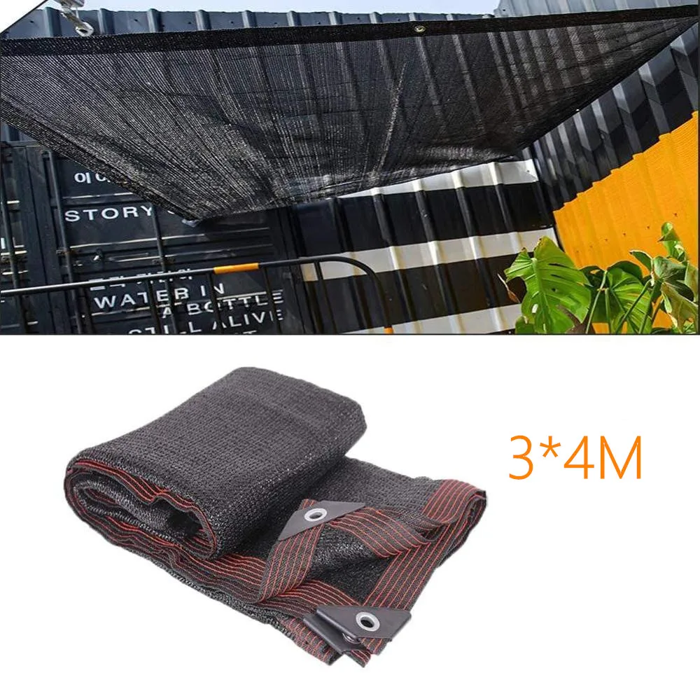 

95% Ткань черного оттенка, край с петлей, устойчивая ткань для сада для растения парниковые бассейны