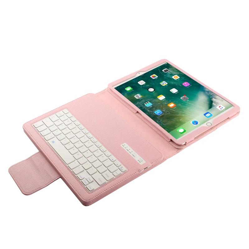 Кожаный чехол с Bluetooth клавиатурой для iPad 10 2 дюймов 2019 русская Арабская иврит