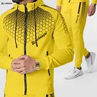 Спортивный костюм мужской из 2 предметов, спортивный костюм для бега и занятий спортом на свежем воздухе, свитер и штаны