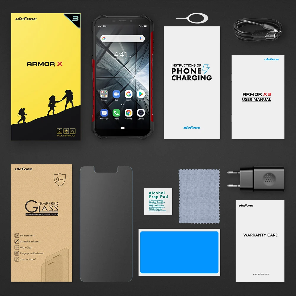 Ulefone Power X3 5 &quot ВЫСОКАЯ ЧЁТКОСТЬ IP68 Водонепроницаемый смартфон 2 Гб оперативной