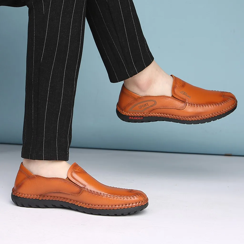 

Brand Leather Concise Men Business Dress Pointy Black Shoes Breathable Formal Wedding Basic Shoes Men May25
