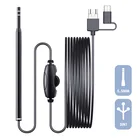 Мини Ohr reinigung endoskop kamera 5,5 мм 0,3 МП 3 в 1 Visuelle Ohr pick USB Ohr lёffel typ-c ohr otoskop Endoskop fr android