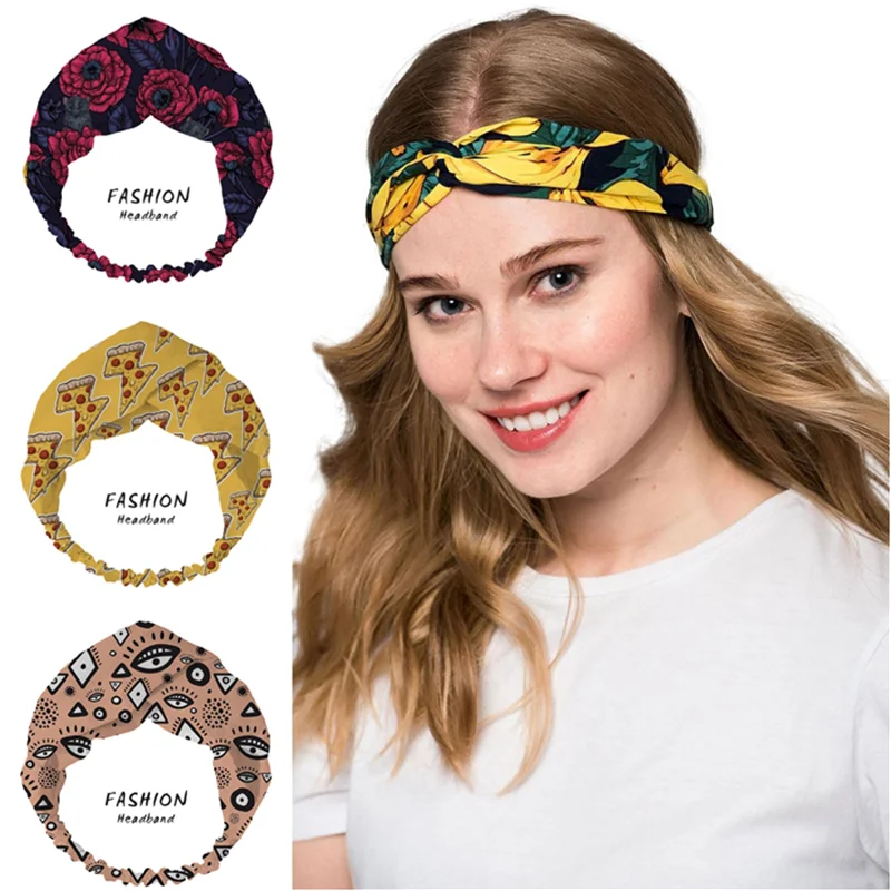 

2021 Women Red roses Bandanas HairBands Turban Headwear Head Wrap Women Hair Accessories for Women girls Hair Bands ladies Hoo