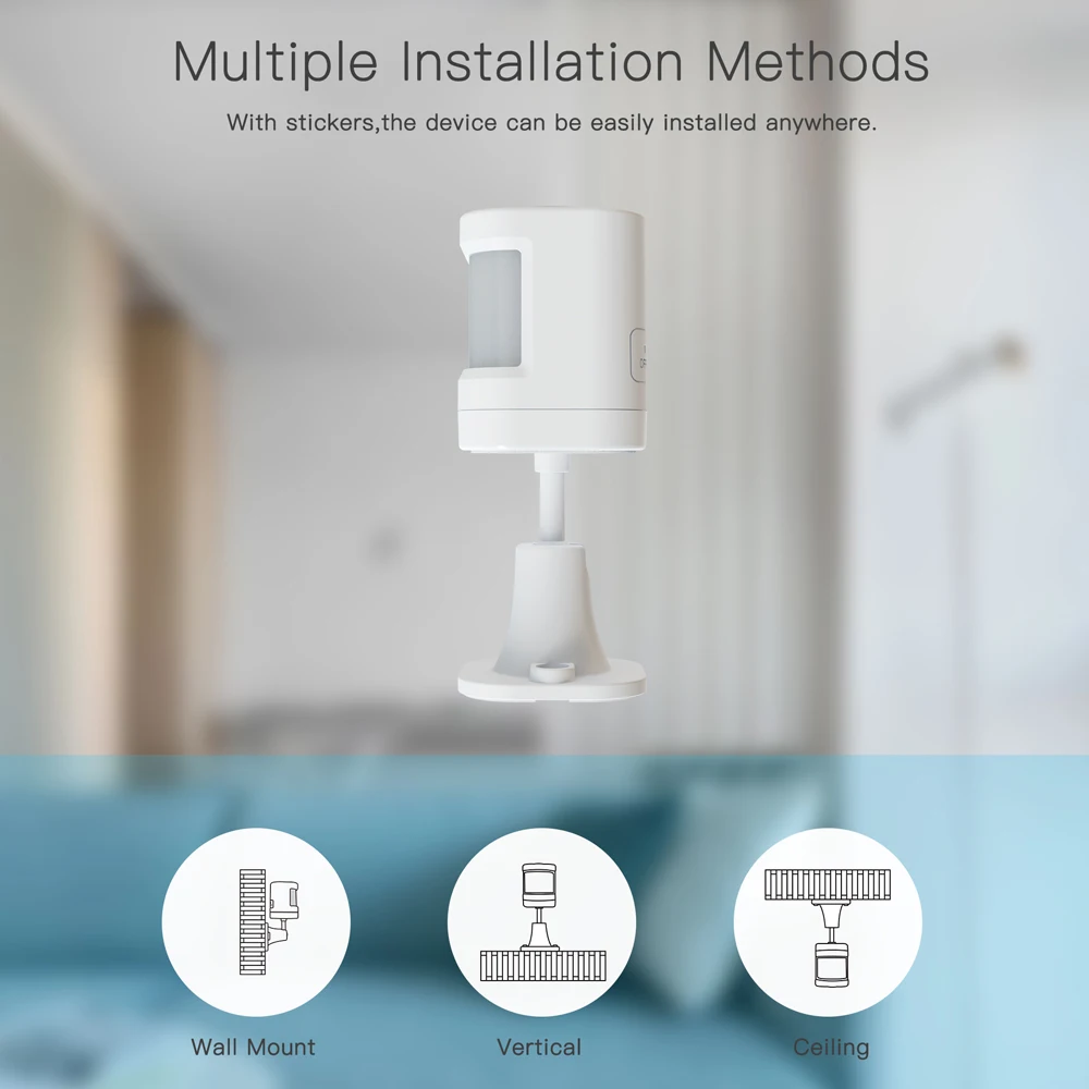 Tuya система сигнализации с беспроводным дверной звонок открытый сигнал хост