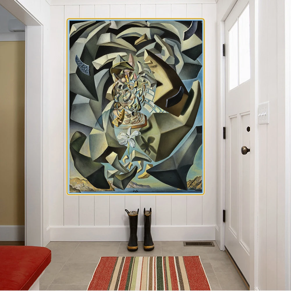 Citon Salvador Dali Madonna microphysics 1954 холст художественная живопись маслом постер картина